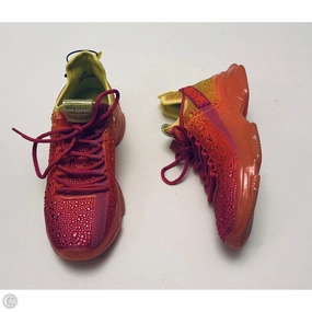 Shoes Sneakers By Steve Madden In Pink & Yellow, Size: 10 Affordable
