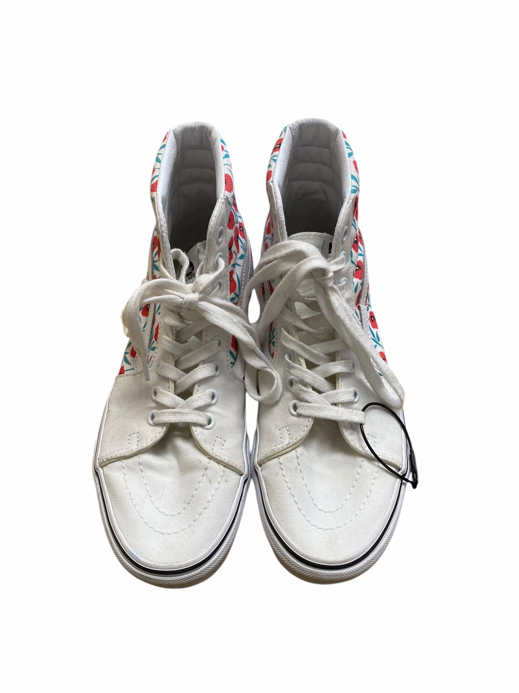 Shoes Sneakers By Vans In Floral Print, Size: 8 Everyday Comfort Low Drop Profile