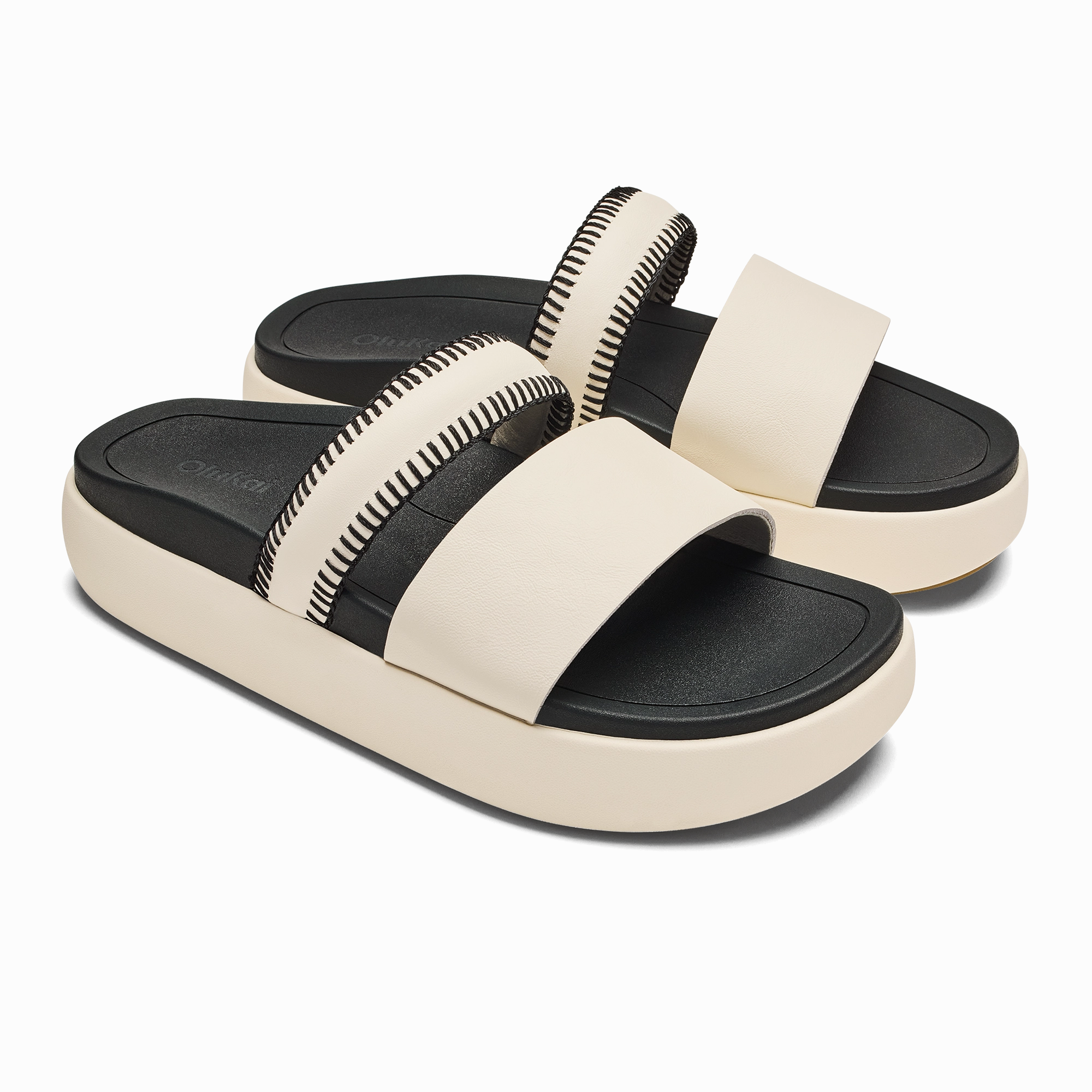 Molded Contour Footbed Pae - White Sand / Lava Rock