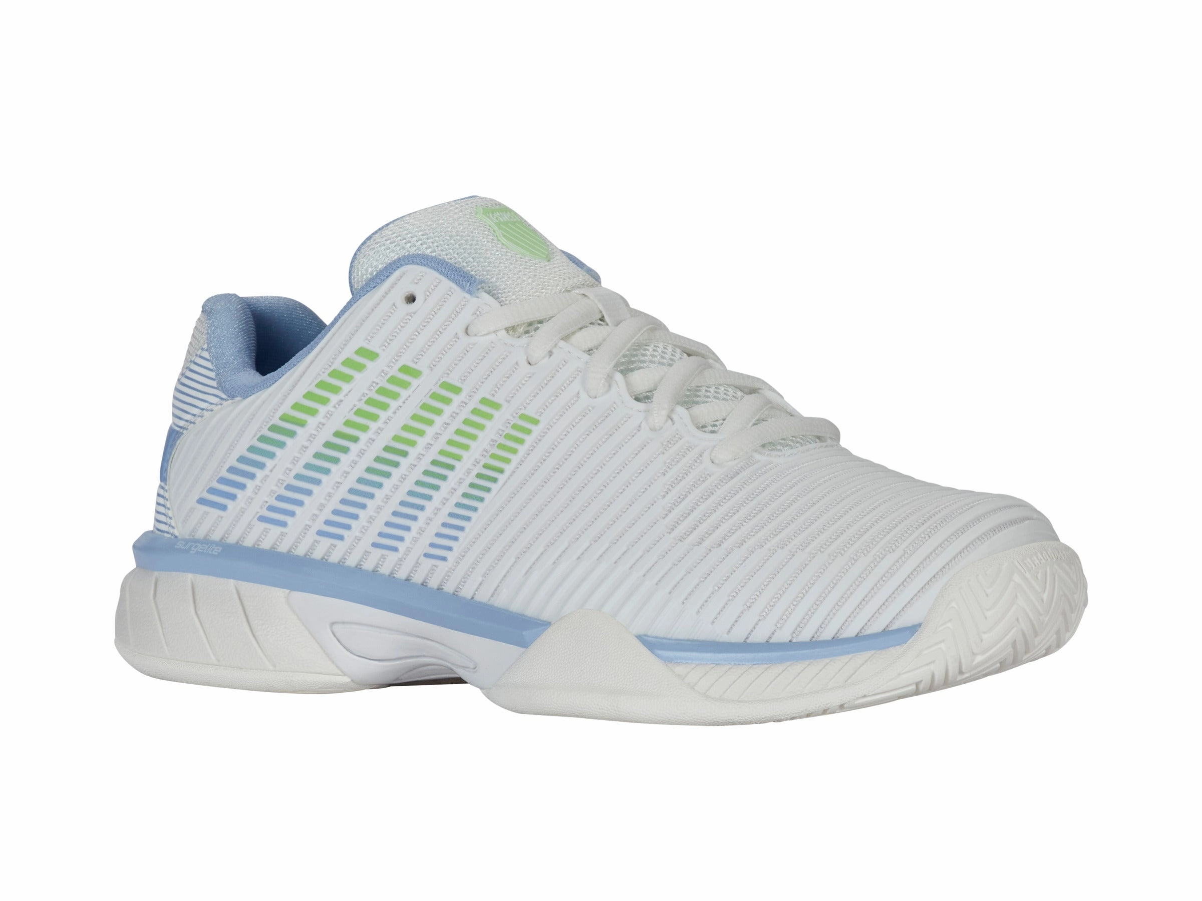 86613-126-M | HYPERCOURT EXPRESS 2 | LUCENT WHITE/DUTCH CANAL/PARADISE GREEN Zip Fast