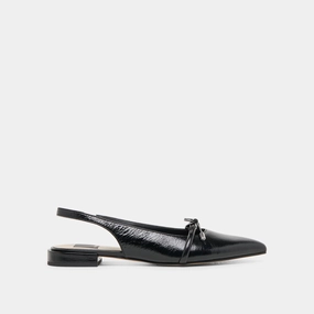 Wood Path PAYGE FLATS MIDNIGHT CRINKLE PATENT