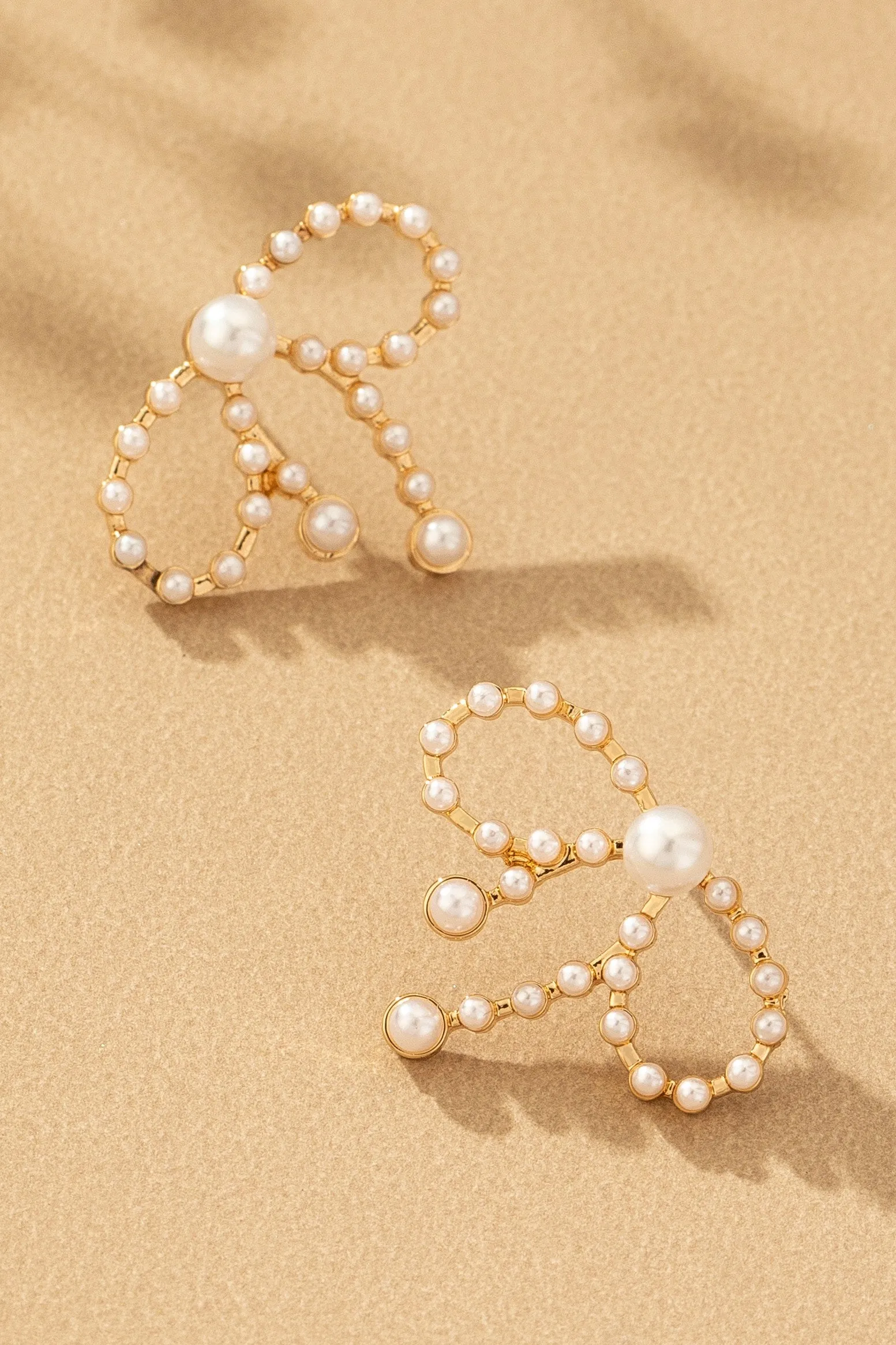 Pearl Bow Studs