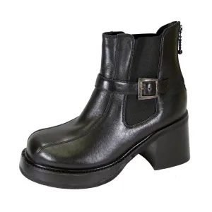 PEERAGE Ricky Men's Medium Width Leather Boots