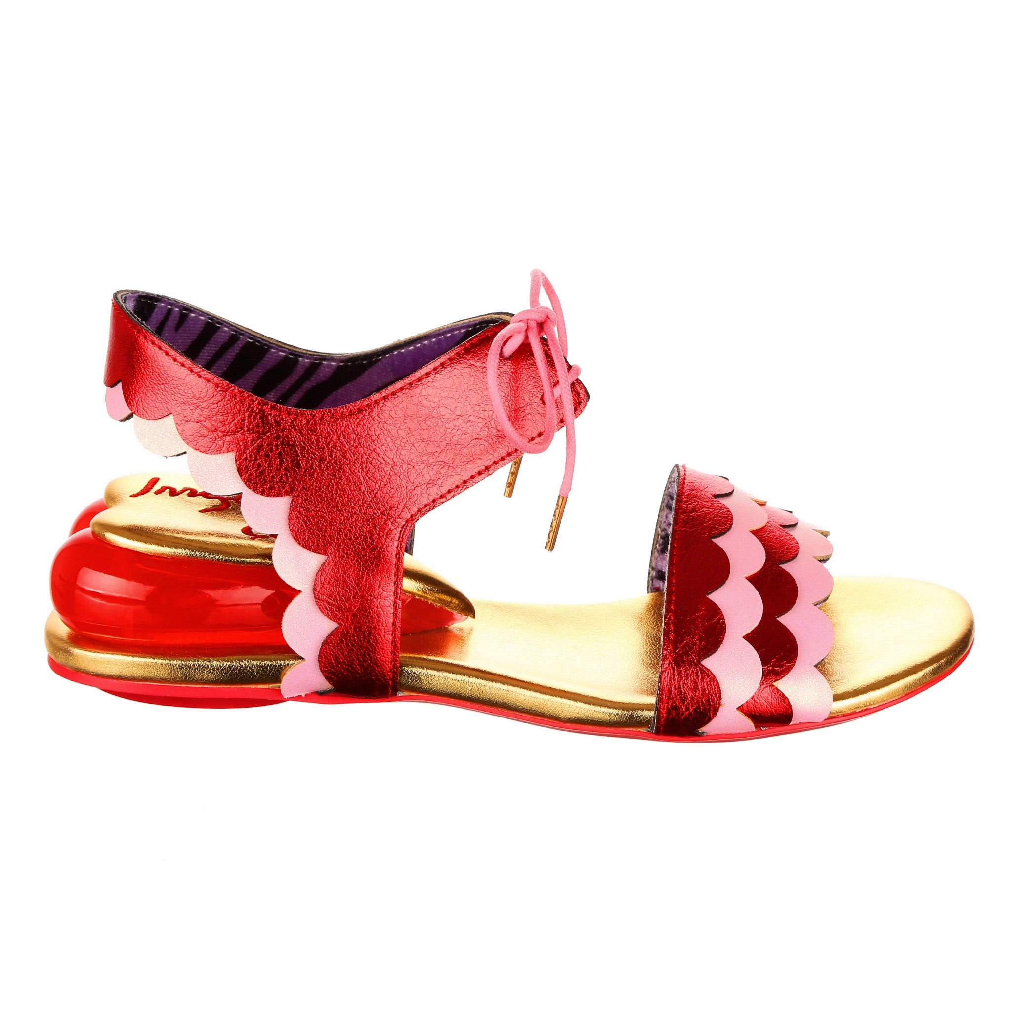 Brave Heart Ankle Strap Design Relaxed Open Toe Shoes