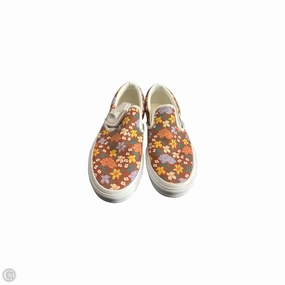 Shoes Sneakers By Vans In Floral Print, Size: 8.5 Dynamic Fit Collar No Seam Interior