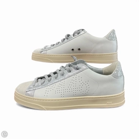 Shoes Sneakers By P448 In Silver & White, Size: 9 Temperature control