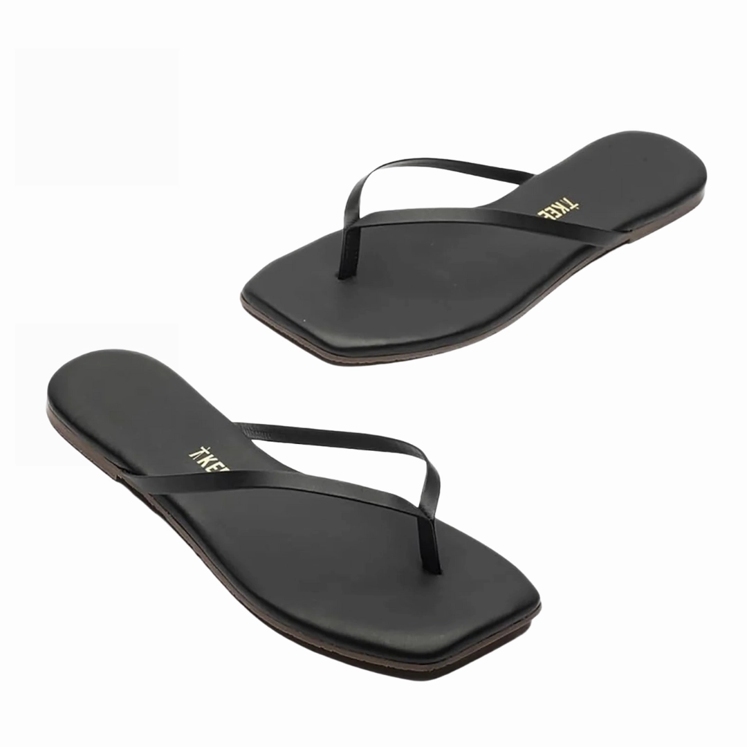 Lily Square in Black Streamlined silhouette Flexible Arch Support