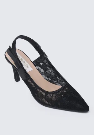 Perry Comfy Heels In Black