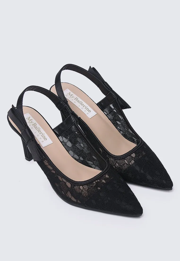 Perry Comfy Heels In Black