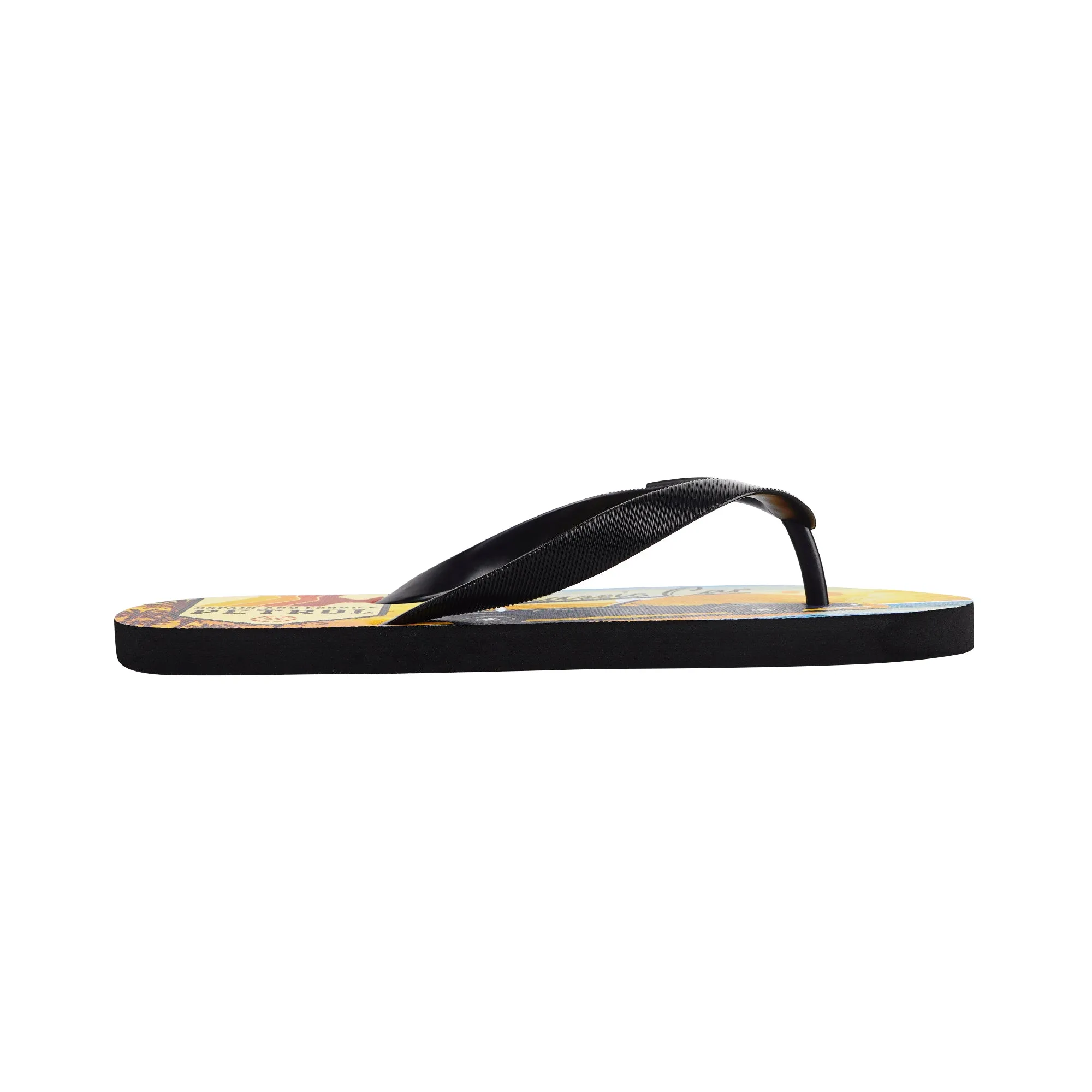 Petrol Men's Basic Accessories Printed Slipper 161540 (Yellow/Blue)