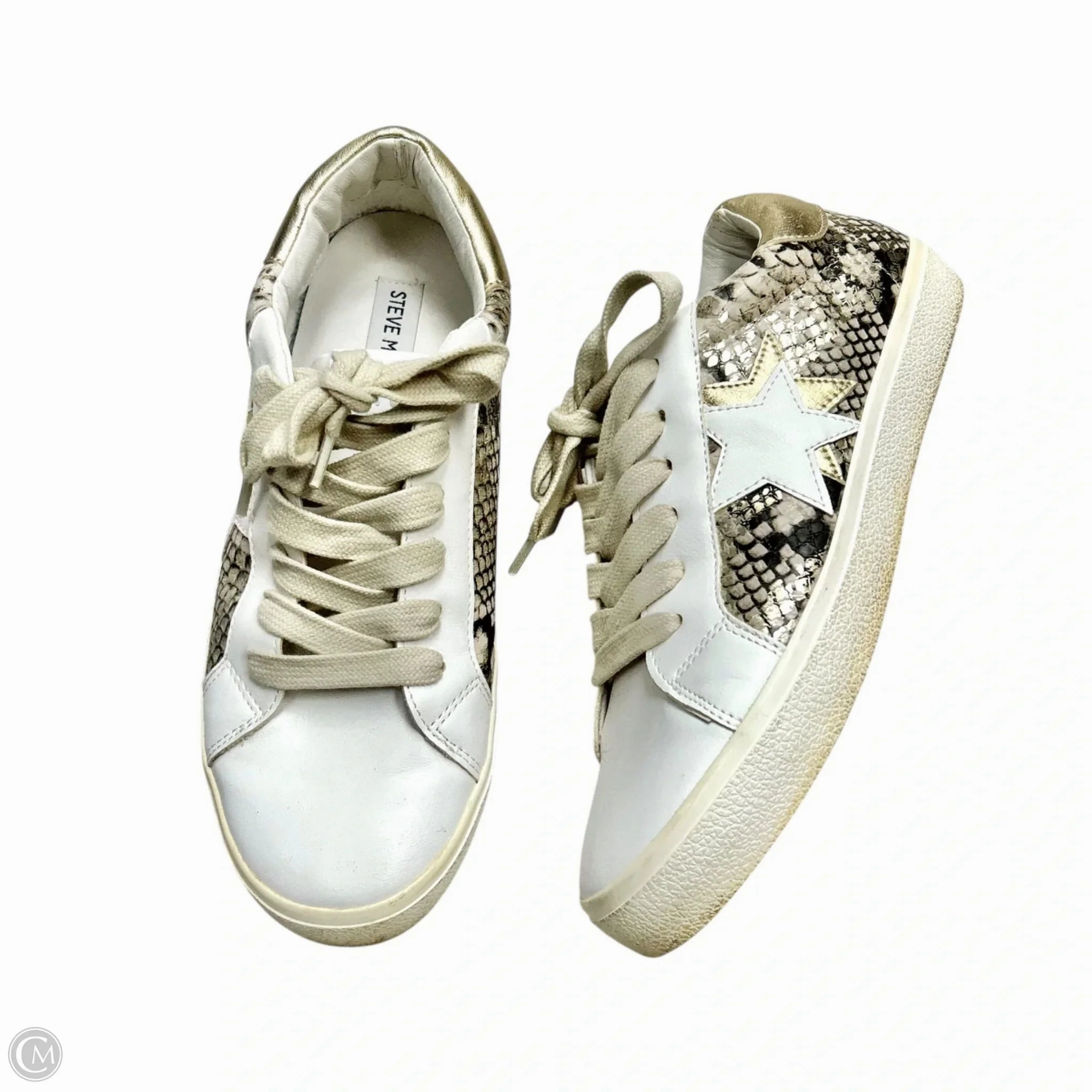 Ultra Responsive Cushion Shoes Sneakers By Steve Madden In Snakeskin Print, Size: 8