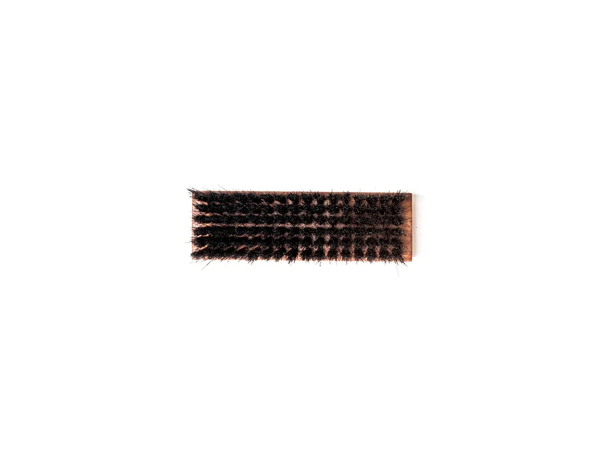 Pig Bristle Polishing Brush Black