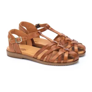 Pikolinos Women's W8Q-0803 Formentera Leather Sandals Brandy Brown