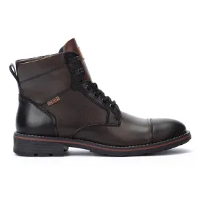 Pikolinos York M2m-8156c1 Men's Laces and Zip Ankle Boots in Seamoss