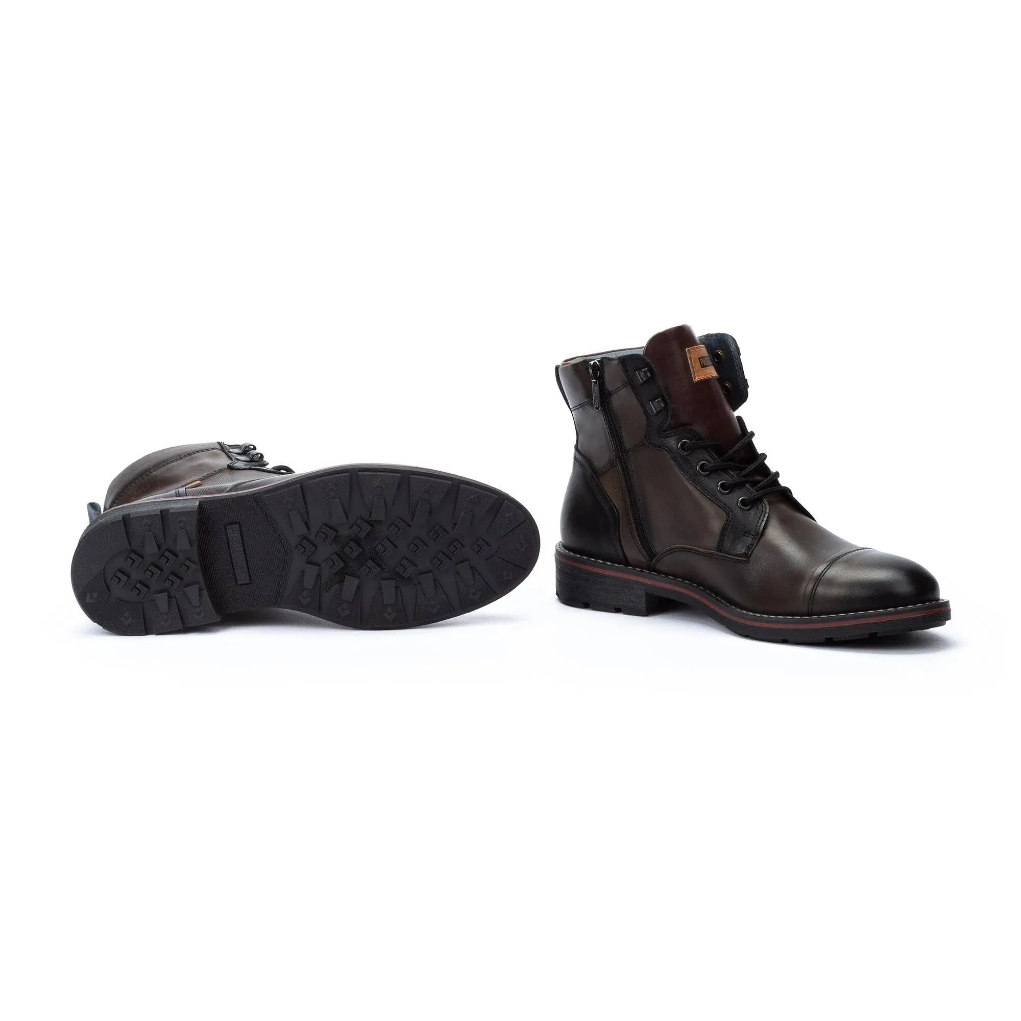 Pikolinos York M2m-8156c1 Men's Laces and Zip Ankle Boots in Seamoss