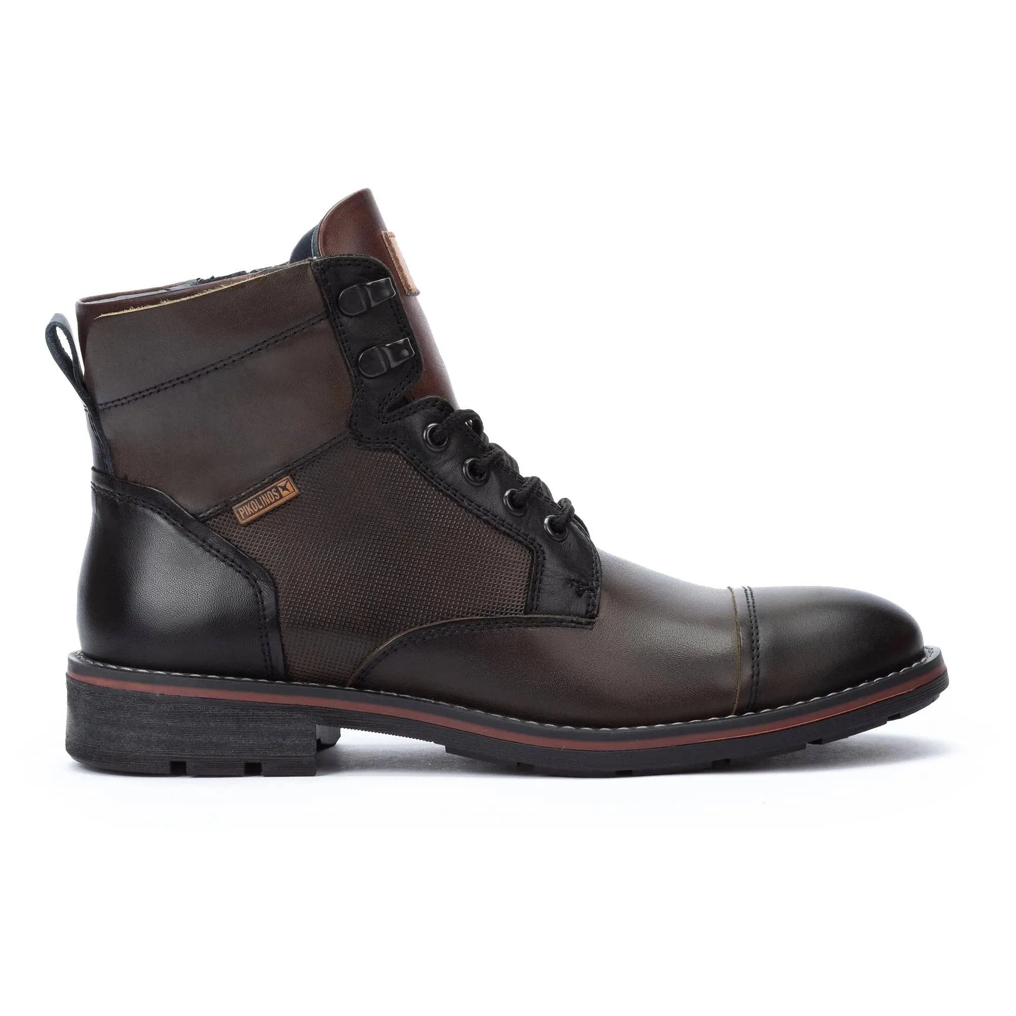 Pikolinos York M2m-8156c1 Men's Laces and Zip Ankle Boots in Seamoss