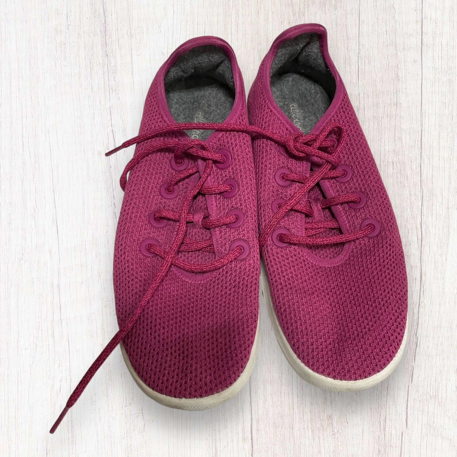 Ultra Cushioned Sole Pink Shoes Sneakers Allbirds, Size 9