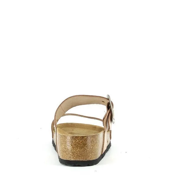 Plakton 323004 Nude Two Strap Sandals