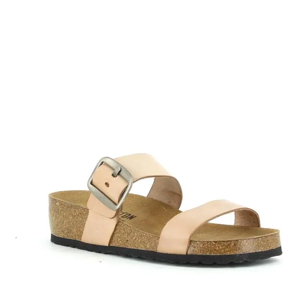 Plakton 323004 Nude Two Strap Sandals