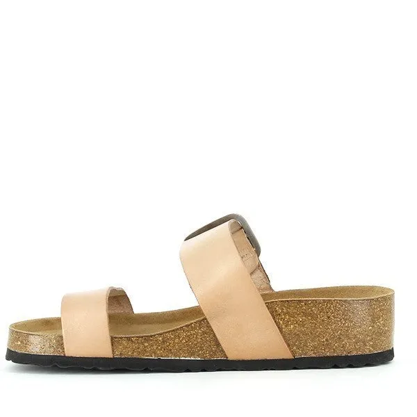 Plakton 323004 Nude Two Strap Sandals
