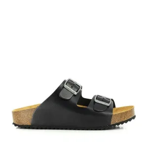 Plakton 340010 Black Two Strap Sandals