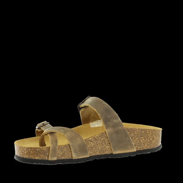 Plakton 341032 Beige Thong Sandals