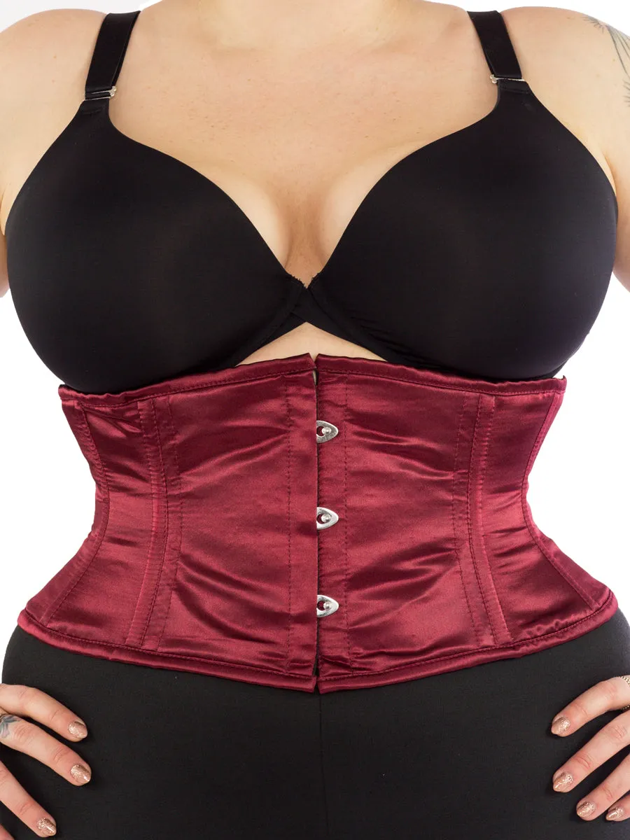 Plus Size Satin Modern Curve Waspie Underbust Corset : CS-301