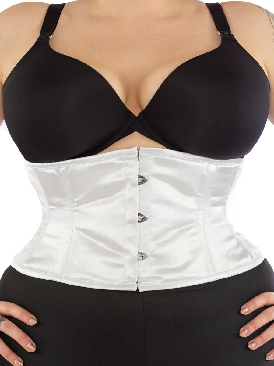 Plus Size Satin Modern Curve Waspie Underbust Corset : CS-301