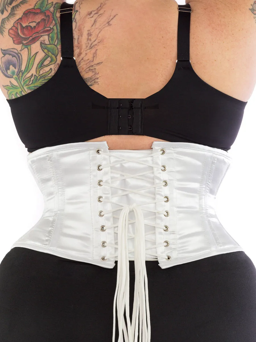 Plus Size Satin Modern Curve Waspie Underbust Corset : CS-301