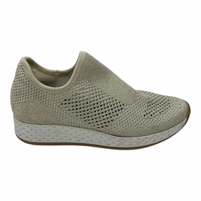 Shoes Sneakers By J Slides In Gold, Size:6 HyperDurable Outsole Compound