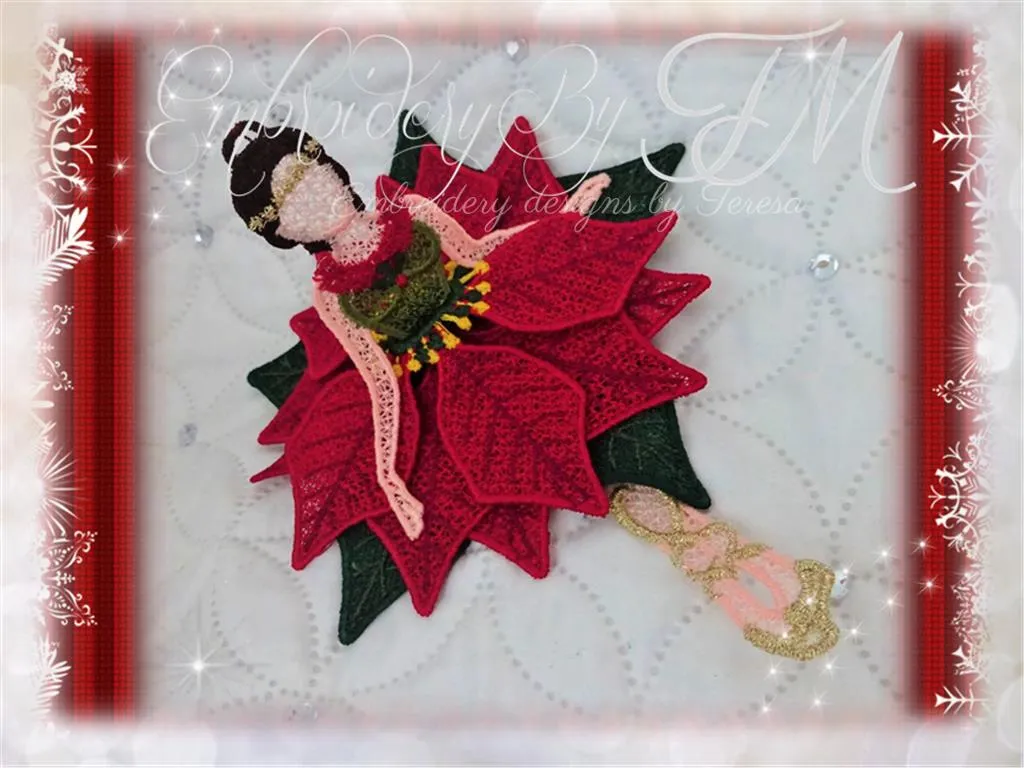 Poinsettia doll / two sizes