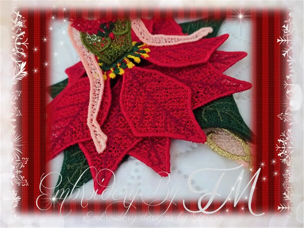 Poinsettia doll / two sizes