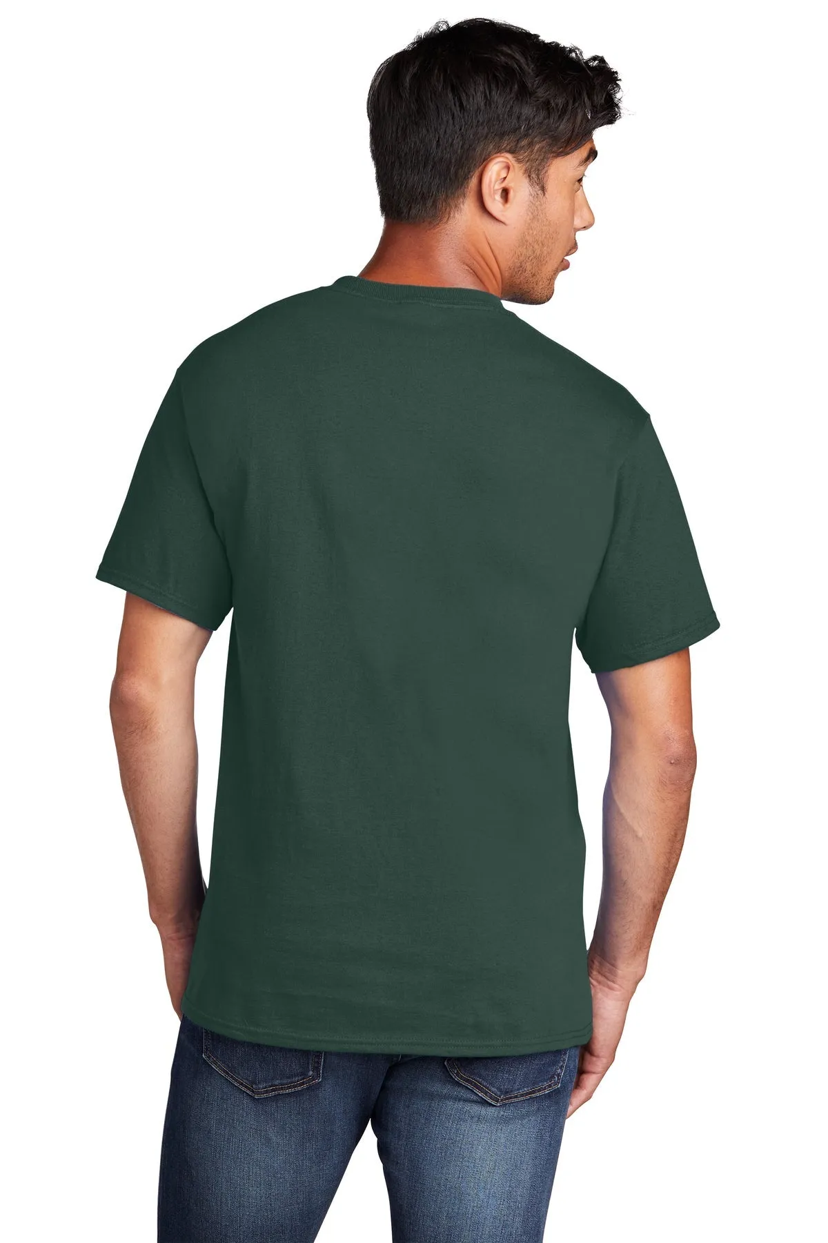 Port & Company Core Cotton Customized Tee's, Dark Green