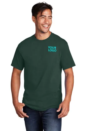 Port & Company Core Cotton Customized Tee's, Dark Green