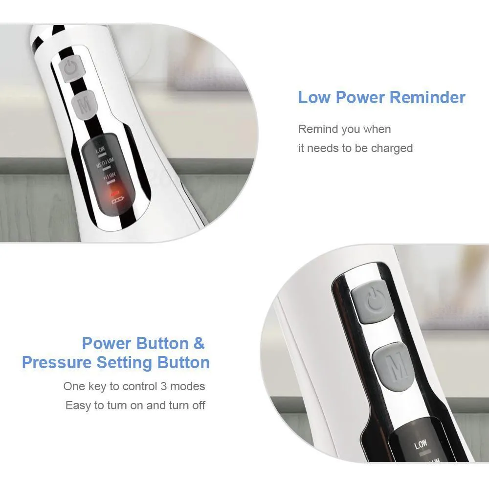 Portable Oral Irrigator Dental Flosser