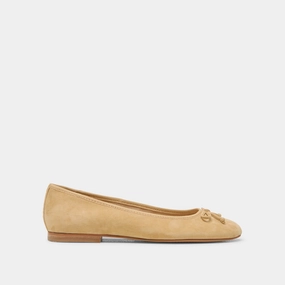 Star Night RITLA BALLET FLATS HONEY SUEDE - re:vita