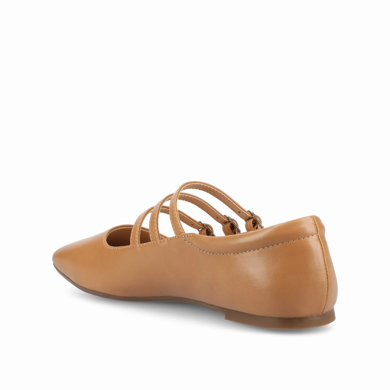 Practical Footwear DARLIN VEGAN LEATHER FLATS IN WIDE Smooth Dash Art Lane
