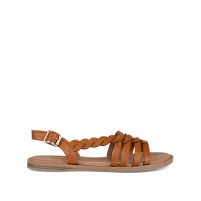 SOLAY MULTI STRAP SANDALS IN VEGAN LEATHER Soft Walk Chill Walk