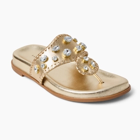 Adjustable Strap System Fashion Travel Shoes Jacks Jeweled Leather Comfort Sport Sandal
