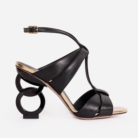 The Duffryn Black T-Strap Leather Women Sandal Fashionable Flip-flops for Travel walking shoes