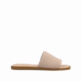 PRISILLA SLIDE SANDALS IN STATEMENT IN WIDE Seaside Stroll Fast Step