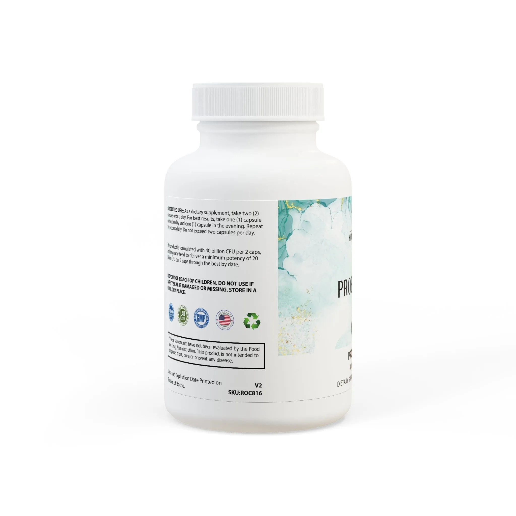 Probiotics Supplement (60 Capsules)