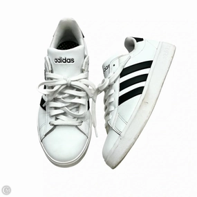 Shoes Sneakers By Adidas In Black & White, Size: 8 foldable Walking Power
