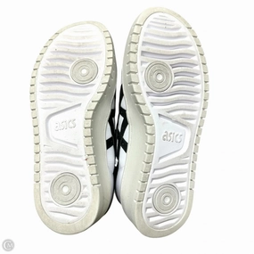 Hypoallergenic Lining Support Sole Shoes Sneakers By Asics In Black & White, Size: 7