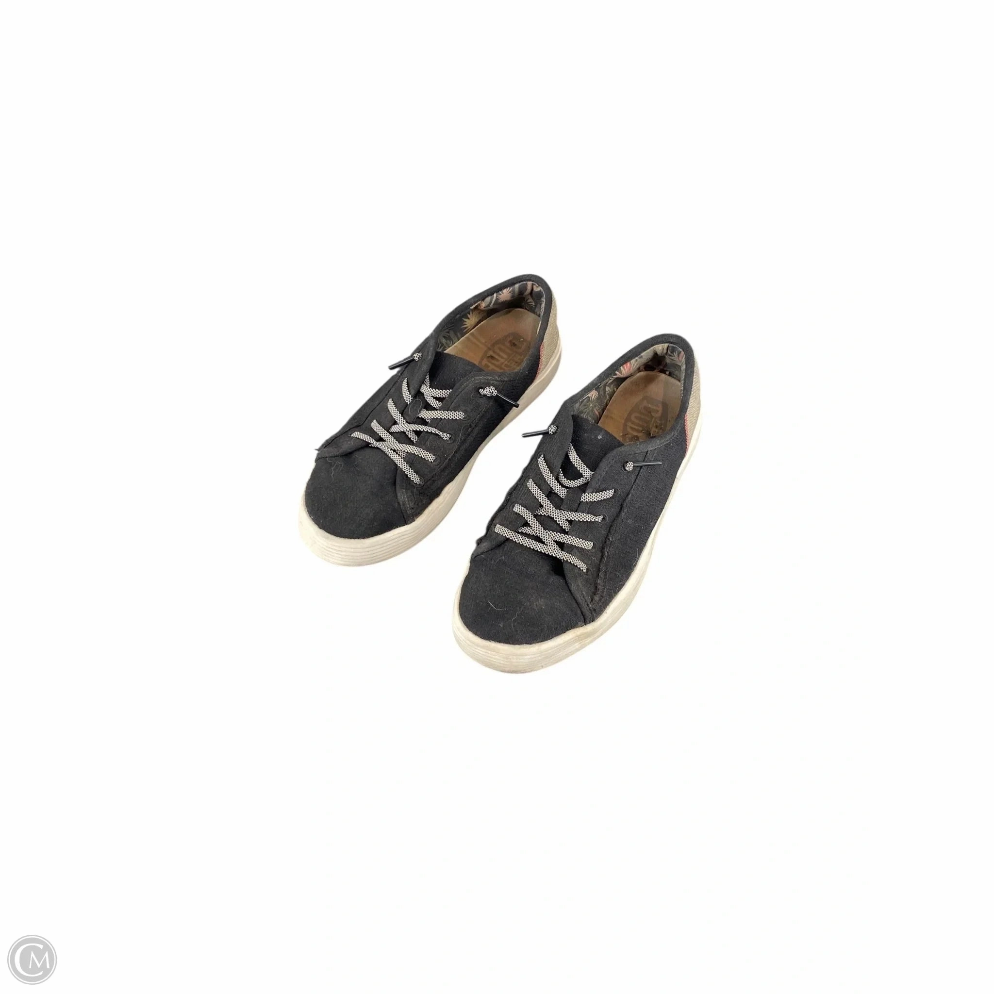 OdorResistant Daily Athlete Shoes Sneakers By Hey Dude In Black & Cream, Size: 9