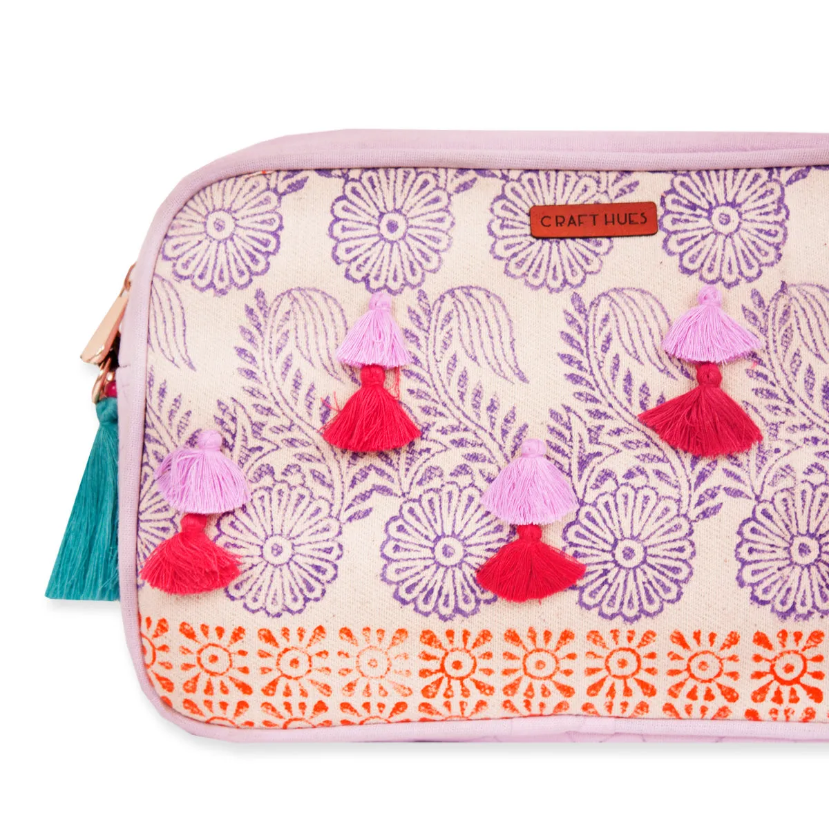 Purple Garden Canvas Sling
