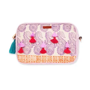 Purple Garden Canvas Sling
