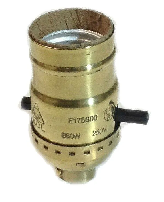 Push Through Brass Socket With Set Screw