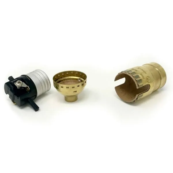 Push Through Brass Socket With Set Screw