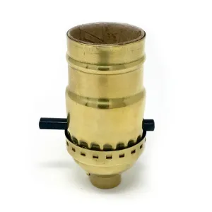Push Through Brass Socket With Set Screw